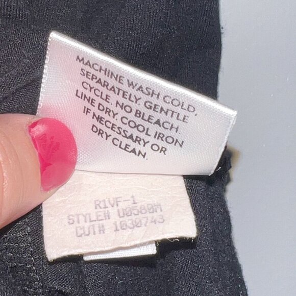 Eileen Fisher Rayon Sleeveless Tank Top Black Size XL - Picture 4 of 5